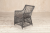 "Латте" плетеное кресло из искусственного ротанга, цвет графит