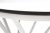 "Сантьяго" журнальный стол из HPL круглый Ø40 H55, каркас из стали белый, цвет столешницы "молочный"