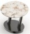 "Афон" стол интерьерный раздвижной из HPL 80-126,5х126,5см, Н450, цвет столешницы мрамор "Каррара"