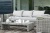 "Тито" диван из искусственного ротанга трехместный, серый