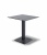 "Каффе" интерьерный стол из HPL квадратный 80х80см, цвет "серый гранит"