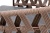 "Диего" стул плетеный из роупа, каркас из стали коричневый (RAL8016) муар, роуп коричневый круглый, ткань серая