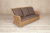 "Гляссе" трехместный диван из искусственного ротанга, цвет соломенный