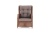 "Форио" кресло раскладное плетеное, цвет коричневый