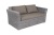 "Капучино" диван из искусственного ротанга двухместный, цвет графит