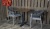 "Каффе" интерьерный стол из HPL квадратный 64х64см, цвет "дуб"