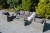 "Боно" диван из искусственного ротанга (гиацинт) трехместный, цвет серый