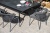 "Турин" обеденный стол из HPL квадратный 230х110х75см, цвет "серый гранит"