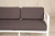"Эстелья" диван трехместный, алюминиевый каркас