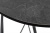 "Колумбия" журнальный стол из HPL круглый Ø40 H55, каркас из стали серый (RAL 7024), цвет столешницы "серый гранит"